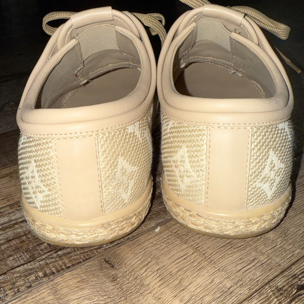 Louis Vuitton Tan Monogram Espadrilles - Picture 6 of 6
